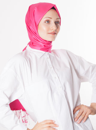 %100 İPEK ÇİFT TARAFLI ŞAL 6000-569