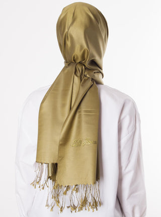 %100 İPEK ÇİFT TARAFLI ŞAL 6000-571