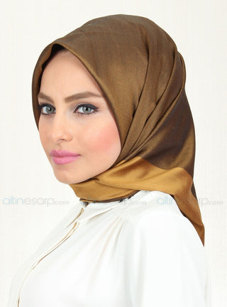 %100 İpek Kare Şal/Eşarp SE6300-08