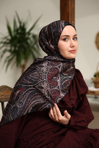 %100 Vual İpek Şal 441001-02