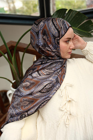 %100 Vual İpek Şal 441001-03