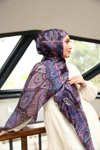 %100 Vual İpek Şal 441001-04