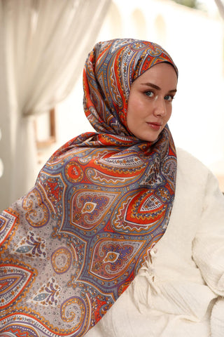 %100 Vual İpek Şal 441001-06