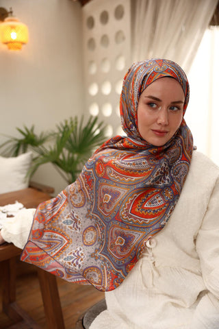 %100 Vual İpek Şal 441001-06