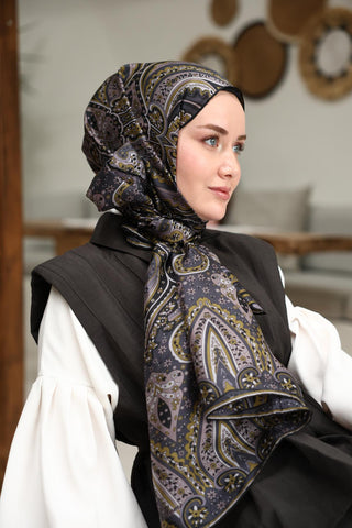 %100 Vual İpek Şal 441001-07