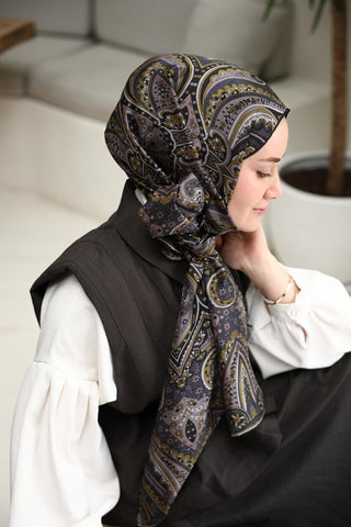 %100 Vual İpek Şal 441001-07