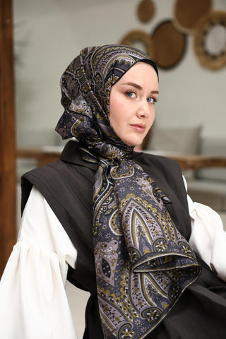 %100 Vual İpek Şal 441001-07