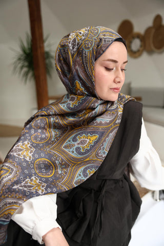 %100 Vual İpek Şal 441001-10