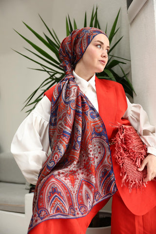 %100 Vual İpek Şal 441001-11