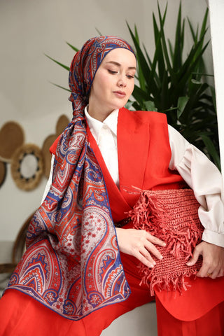 %100 Vual İpek Şal 441001-11