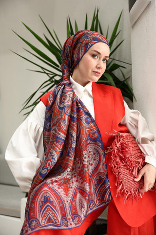 %100 Vual İpek Şal 441001-11