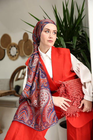 %100 Vual İpek Şal 441001-11