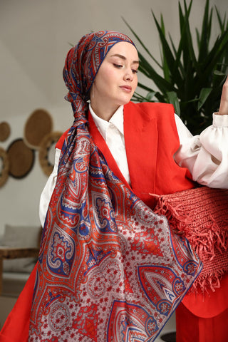 %100 Vual İpek Şal 441001-11