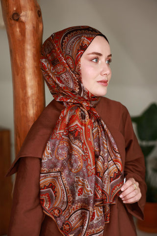 %100 Vual İpek Şal 441001-13