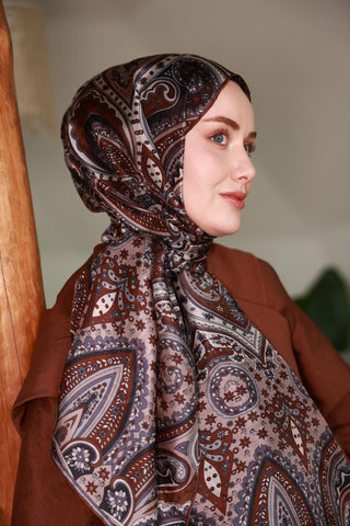 %100 Vual İpek Şal 441001-14