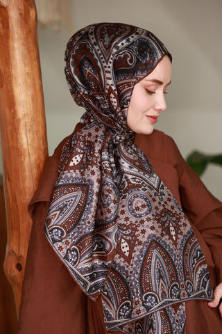 %100 Vual İpek Şal 441001-14