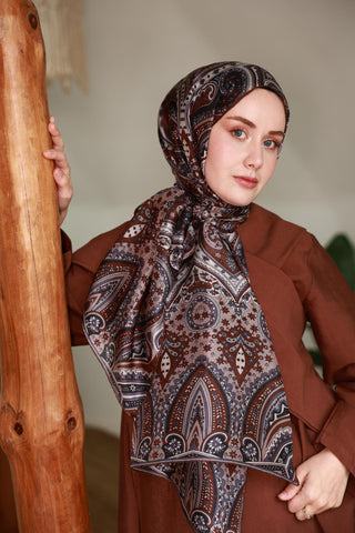 %100 Vual İpek Şal 441001-14