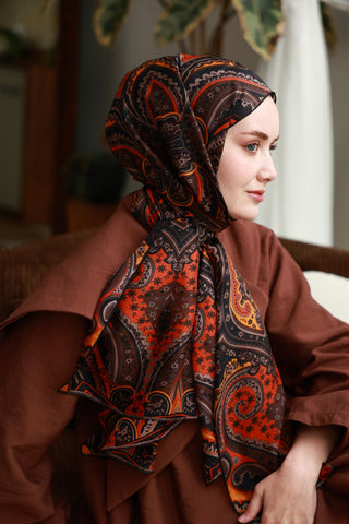 %100 Vual İpek Şal 441001-15