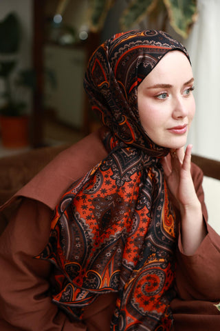 %100 Vual İpek Şal 441001-15