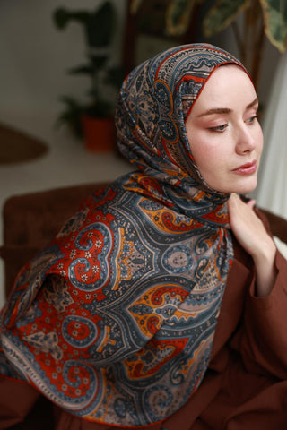 %100 Vual İpek Şal 441001-16