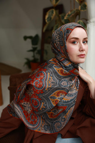 %100 Vual İpek Şal 441001-16