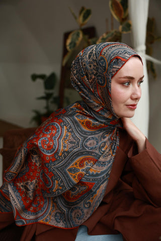 %100 Vual İpek Şal 441001-16