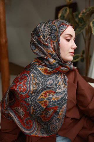 %100 Vual İpek Şal 441001-16