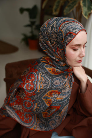 %100 Vual İpek Şal 441001-16