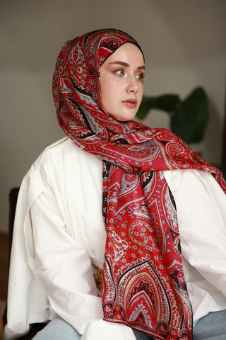 %100 Vual İpek Şal 441001-19