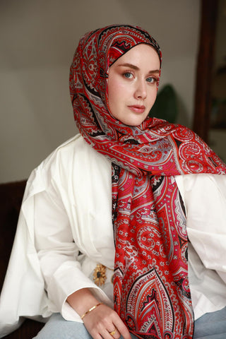 %100 Vual İpek Şal 441001-19