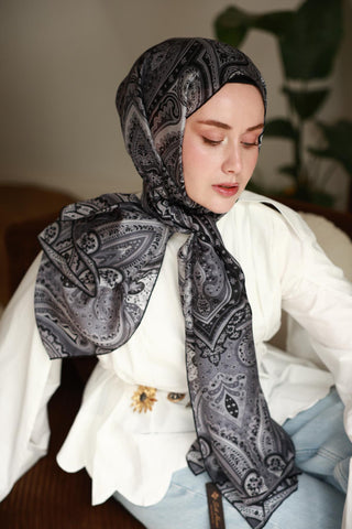 %100 Vual İpek Şal 441001-21