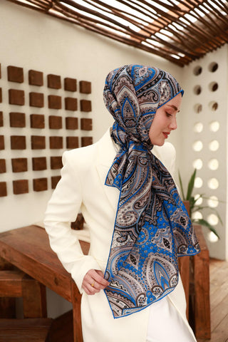 %100 Vual İpek Şal 441001-22