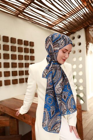 %100 Vual İpek Şal 441001-22