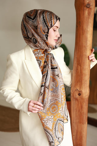 %100 Vual İpek Şal 441001-23