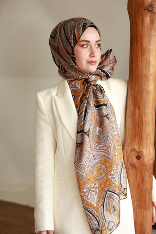 %100 Vual İpek Şal 441001-23