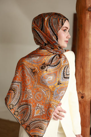 %100 Vual İpek Şal 441001-24