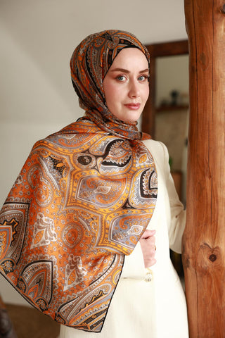 %100 Vual İpek Şal 441001-24