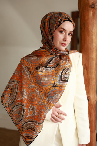 %100 Vual İpek Şal 441001-24