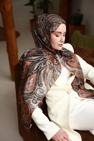 %100 Vual İpek Şal 441001-26