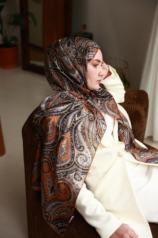 %100 Vual İpek Şal 441001-26