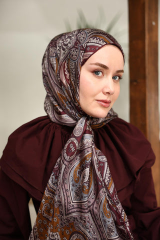 %100 Vual İpek Şal 441001-27