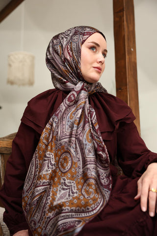 %100 Vual İpek Şal 441001-27