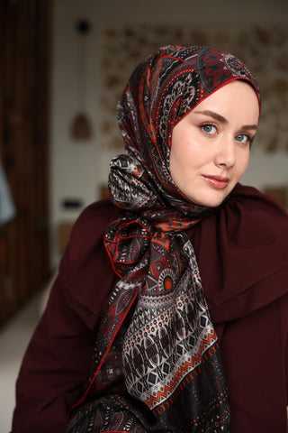 %100 Vual İpek Şal 441002-02