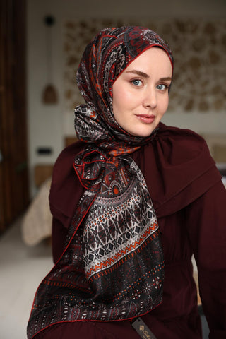 %100 Vual İpek Şal 441002-02