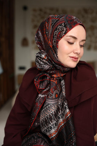 %100 Vual İpek Şal 441002-02