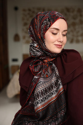 %100 Vual İpek Şal 441002-02