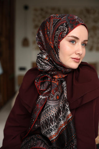 %100 Vual İpek Şal 441002-02