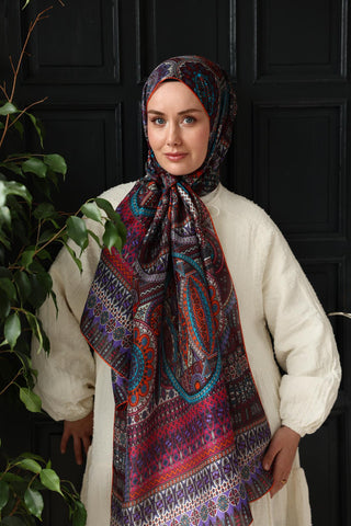 %100 Vual İpek Şal 441002-05