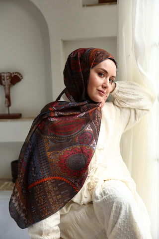 %100 Vual İpek Şal 441002-06