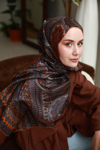 %100 Vual İpek Şal 441002-15